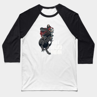 Not Today Satan - Jesus Dinosaur Baseball T-Shirt